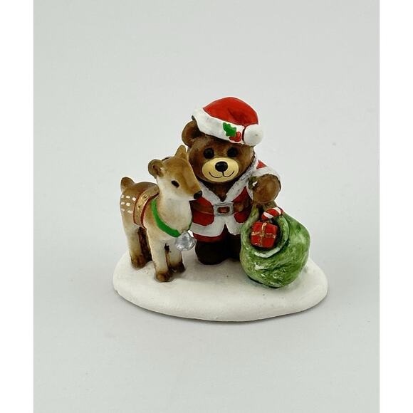Wee Forest Folk " Santa Bear" Donna Petersen 1984 Retired Rare - Picture 2 of 9